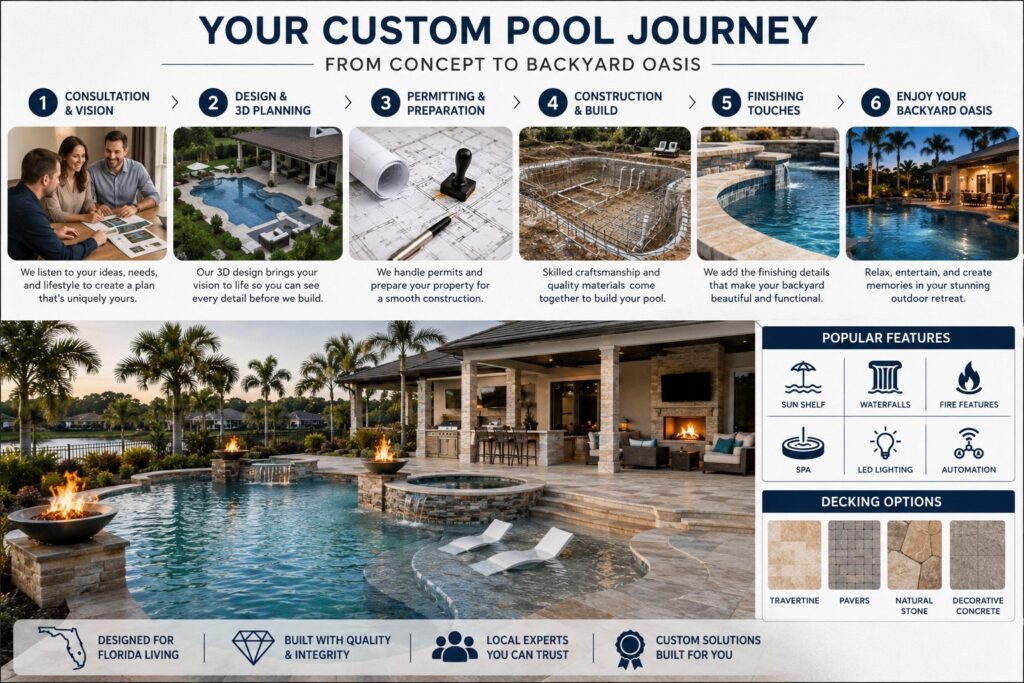 Custom Pool Design & Construction Process Guide in Tallahassee FL